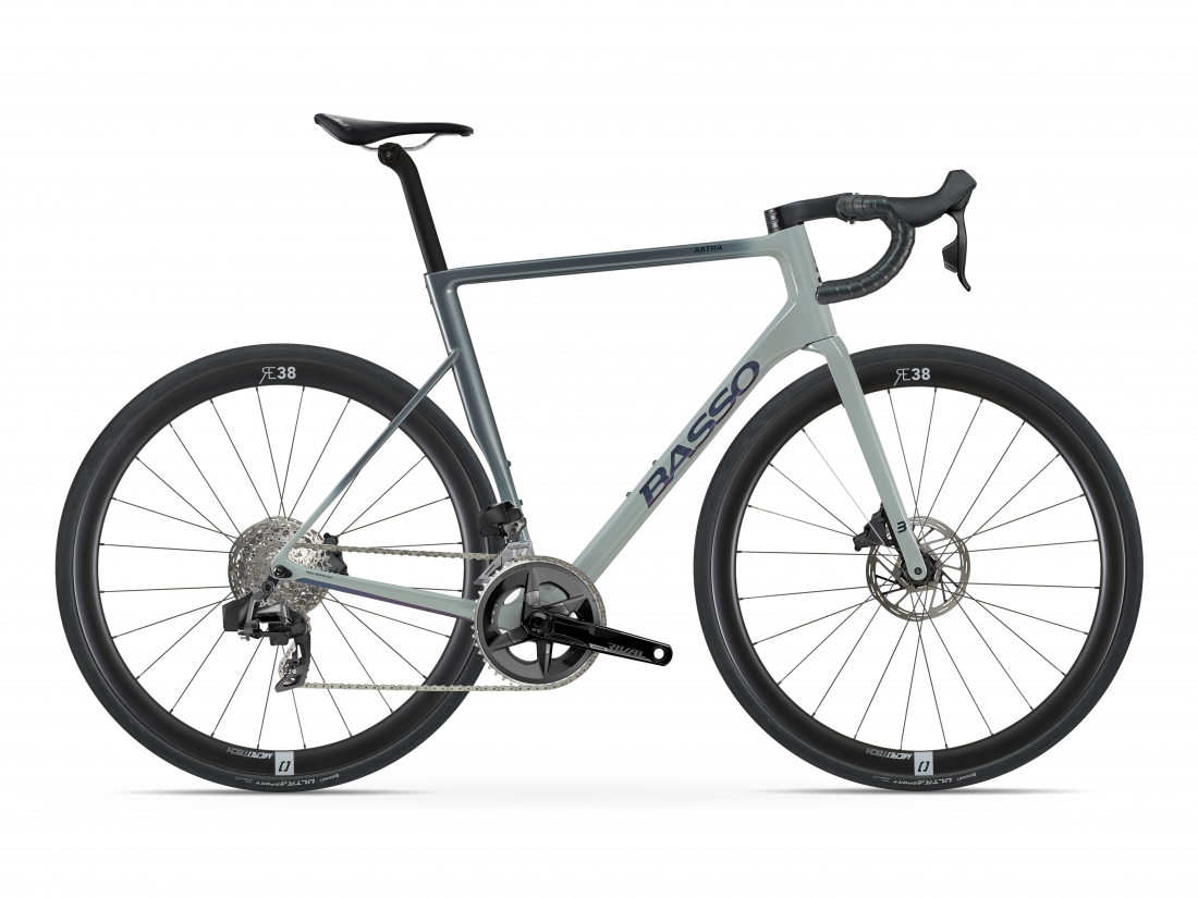 Astra disc, gray asphalt, Sram Rival eTap AXS, Microtech RE38, 2023